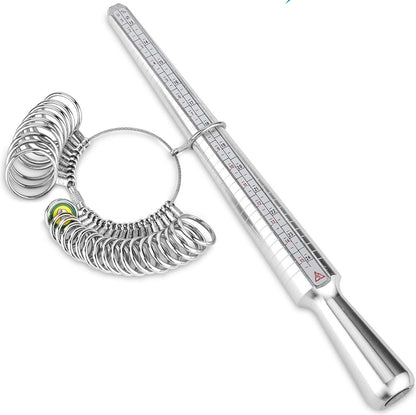 Ringmeter - Ringmaat meter voor elke Ringmaat - Ring sizer - Earkings