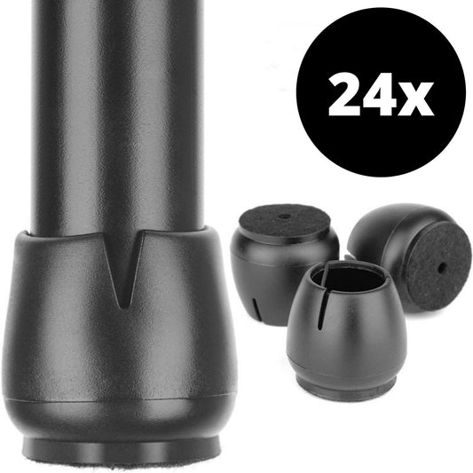 Stoelpoot Beschermers Vloerbeschermer Ø17-21 mm - 24 stuks - Earkings