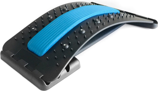 Backstretcher Massage Apparaat met Zachte Pads - blauw - Earkings