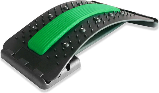 Backstretcher Massage Apparaat met Zachte Pads - groen - Earkings